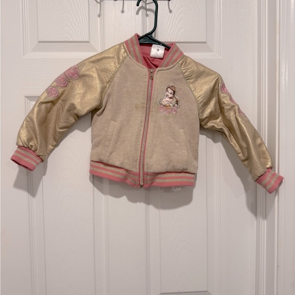 Disney Beauty & The Beast Bomber Jacket Size 4. - Picture 1 of 7